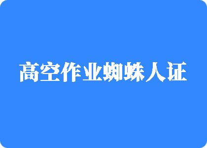 大鸡巴草小骚逼高空作业蜘蛛人证